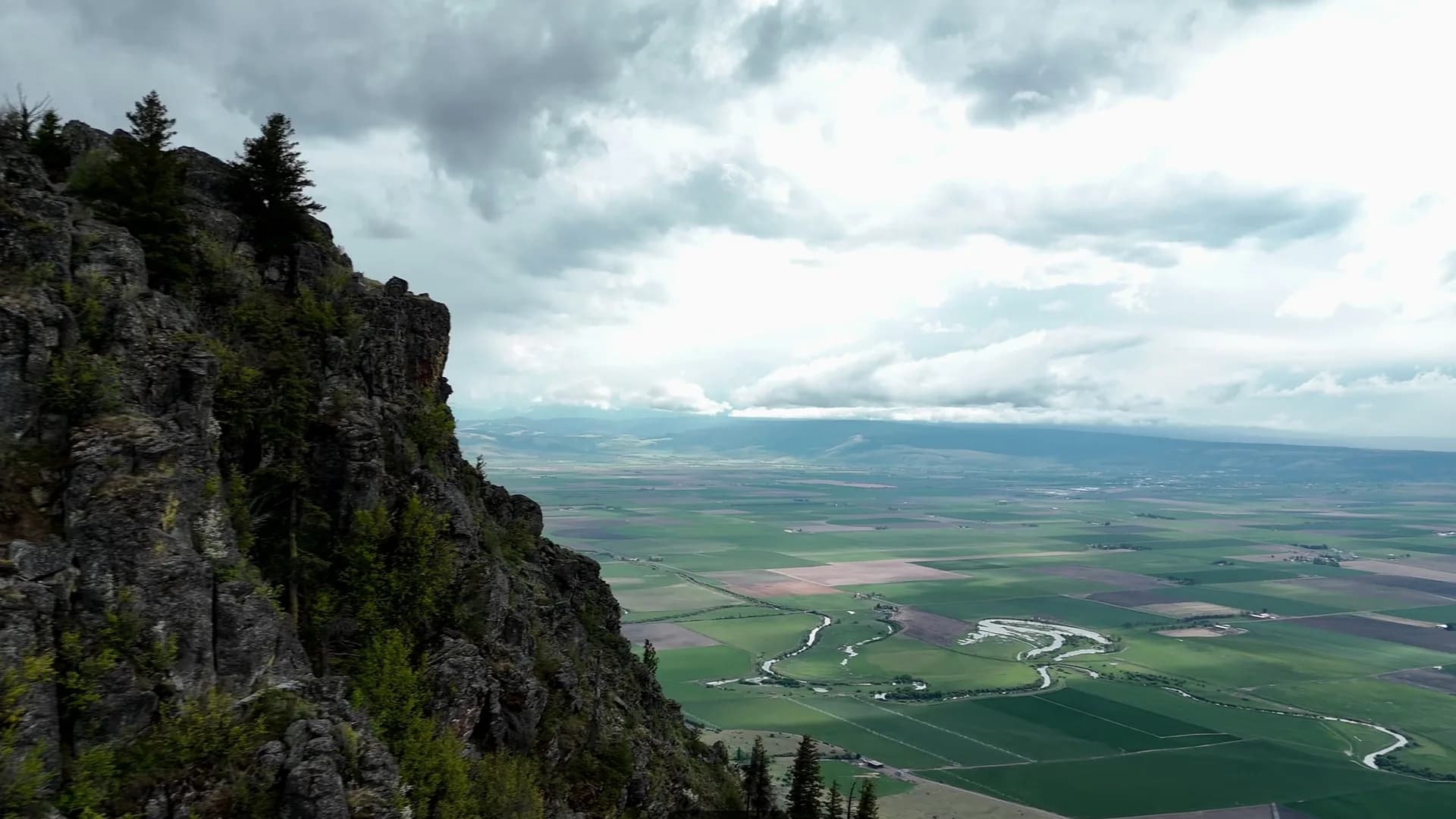 Mount Harris above the Grande Ronde Valley, Union County, Oregon -- still from the film The Day of the Mothers.